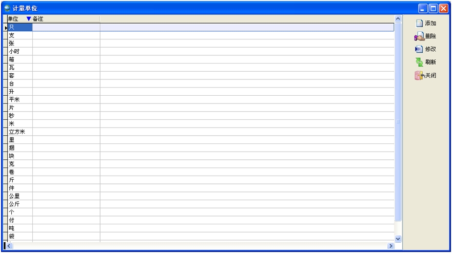 Ӌ����λ�б�